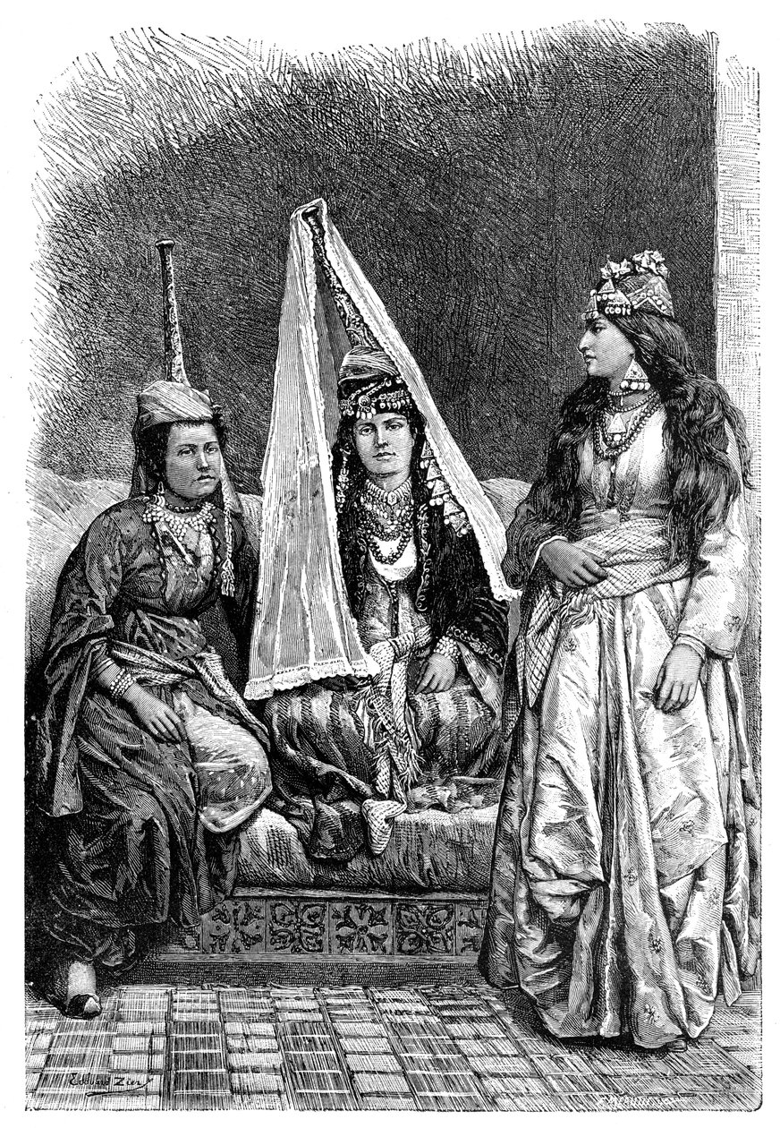 Dürzi Prensesi ve Lübnan Hanımı, 1895 by Unbekannt
