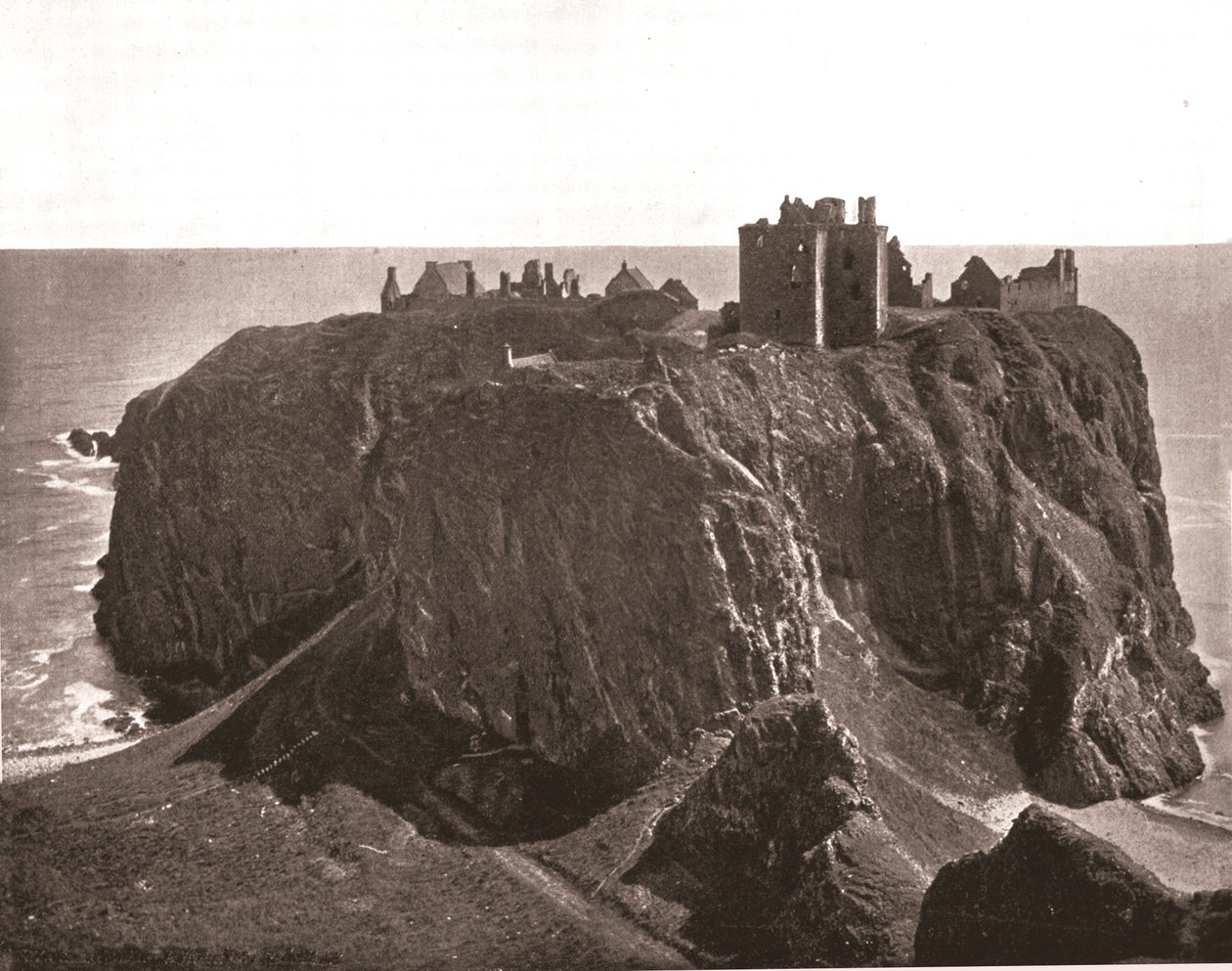 Dunnottar Kalesi, Stonehaven, İskoçya, 1894. by Unbekannt