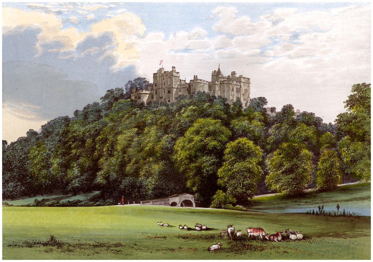 Dunster Kalesi, Fownes-Luttrell ailesinin evi, Somerset, c1880 by Unbekannt