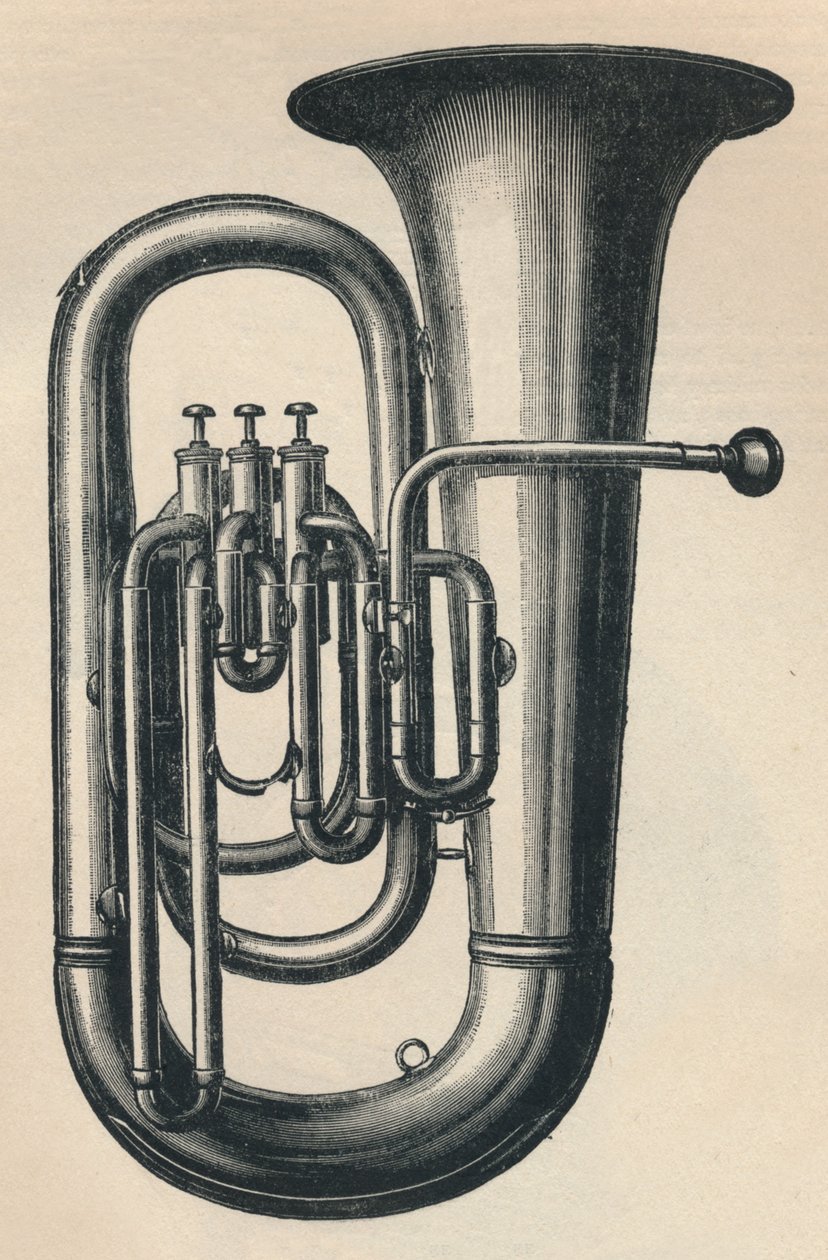 Üç valfli E Bombardon, 1910. by Unbekannt