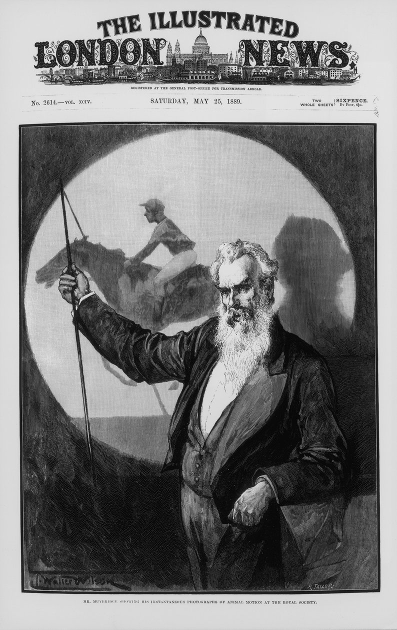 Eadweard James Muybridge, İngiliz-Amerikalı fotoğrafçılık öncüsü, 1889 by Unbekannt