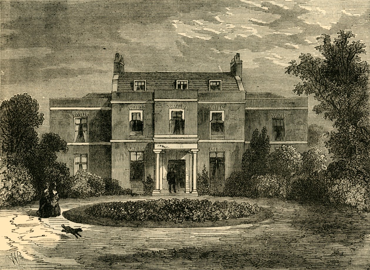 Earls Court House Eskiden John Hunters House, c1876. by Unbekannt