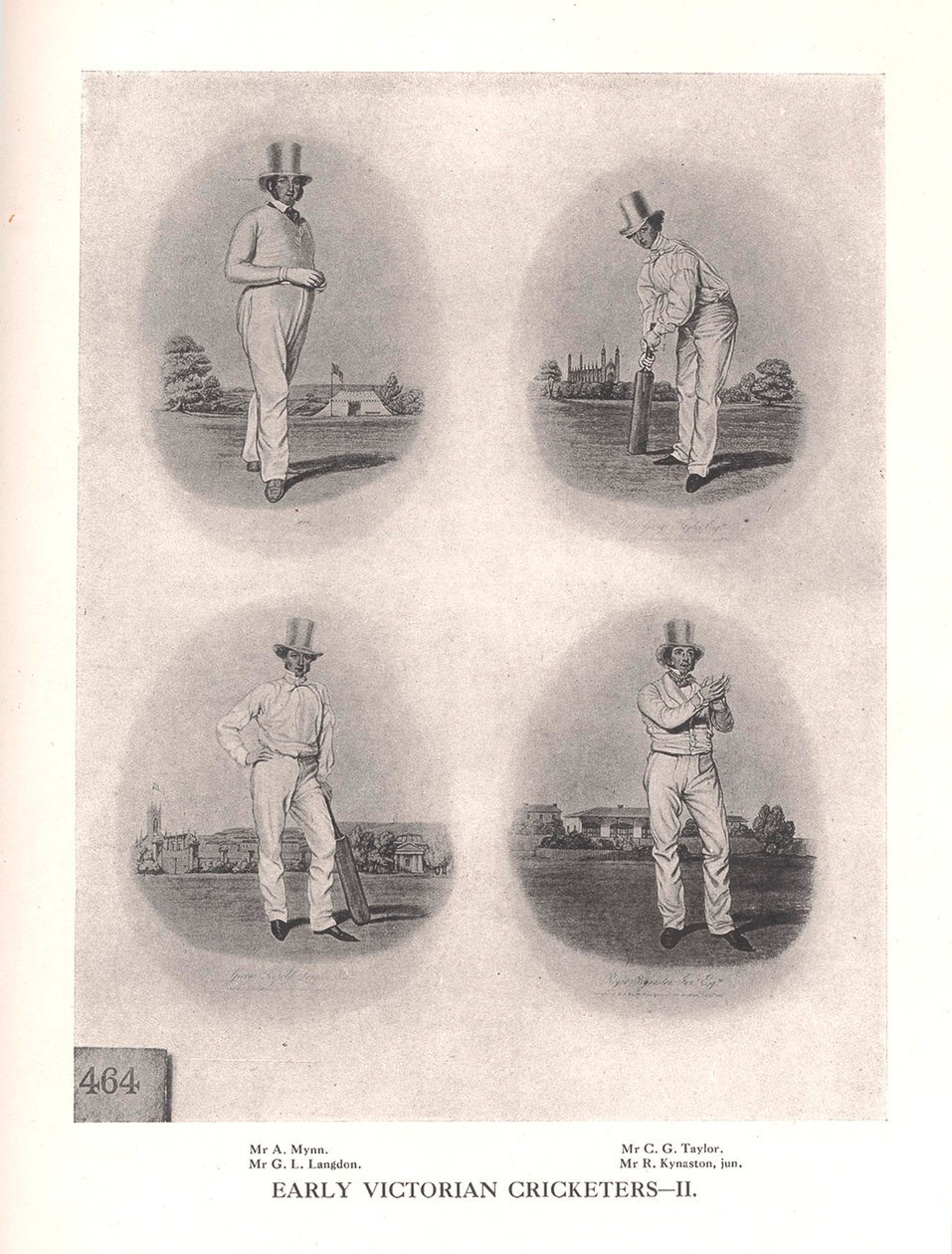 Erken Viktorya dönemi kriketçiler, 19. yüzyıl 1912 by Unbekannt
