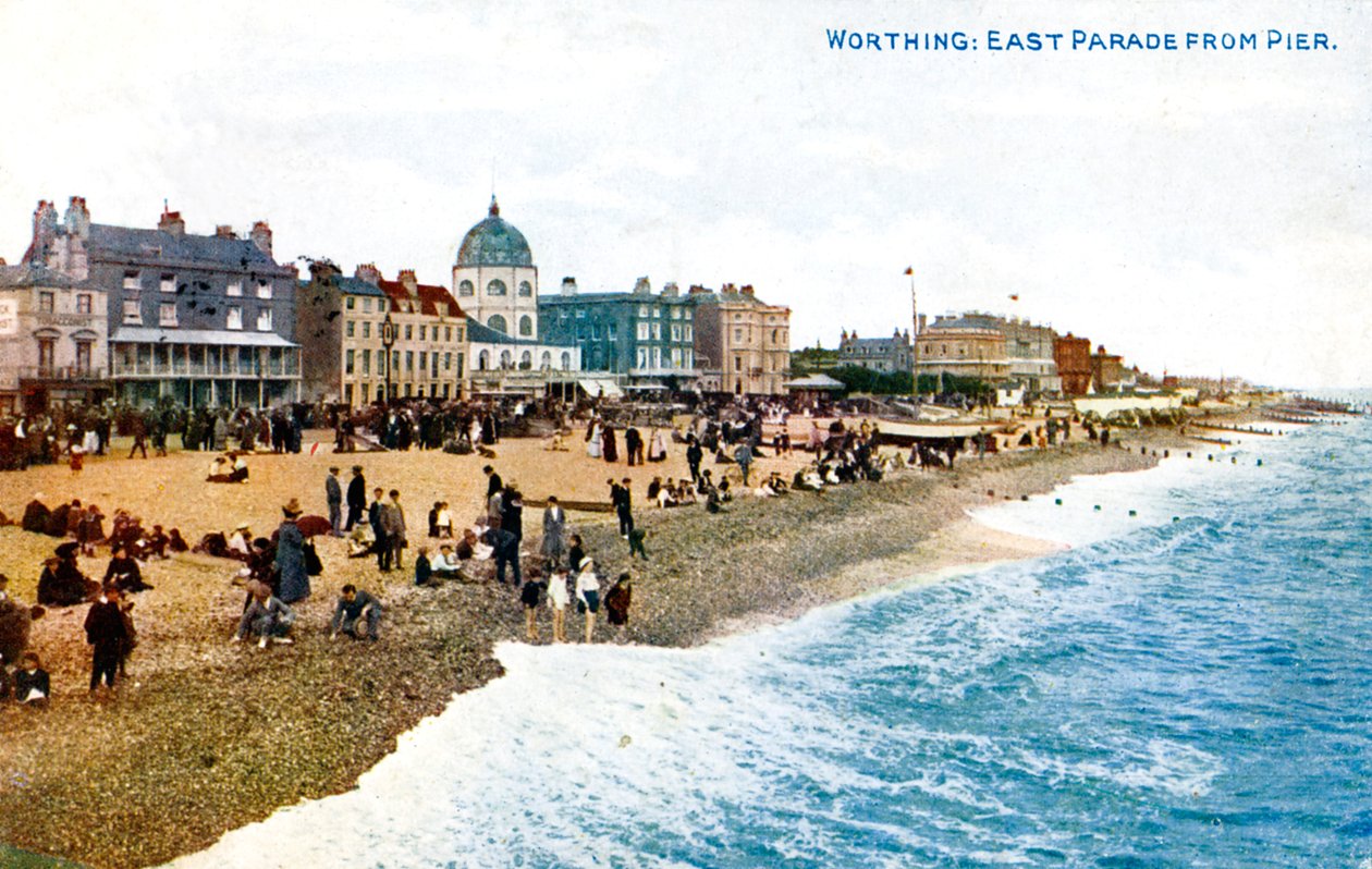 İskeleden Doğu Geçit Töreni, Worthing, Sussex, 20. yüzyılın başlarında by Unbekannt