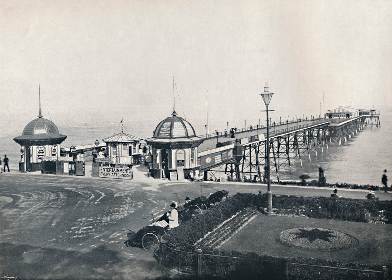 Eastbourne - İskele, 1895 by Unbekannt