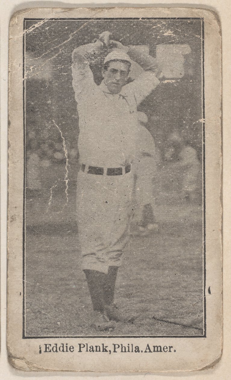 Eddie Plank, Philadelphia, Amerikan Ligi, Beyzbol Oyuncuları setinden W500, ca. 1915. by Unbekannt