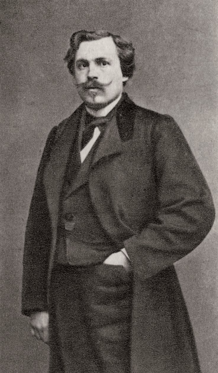 Edmond de Goncourt, Fransız yazar, 1868 by Unbekannt