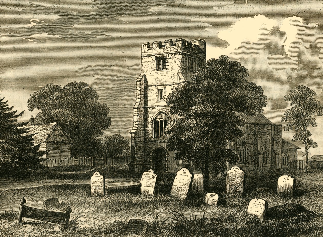 Edmonton Kilisesi, 1790, c1876. by Unbekannt