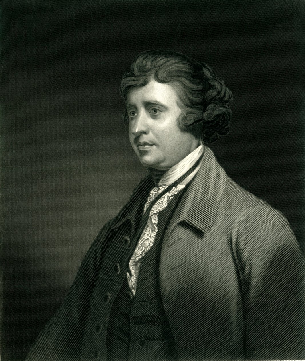 Edmund Burke, c1760, c1884. by Unbekannt