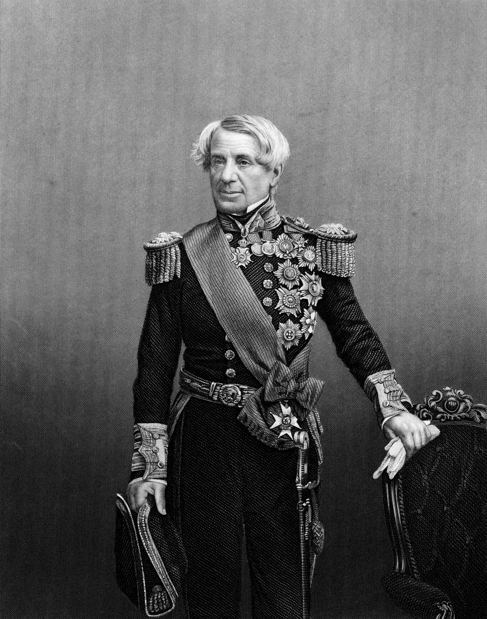 Edmund Lyons, 1 Baron Lyons, İngiliz deniz komutanı, c1860 by Unbekannt