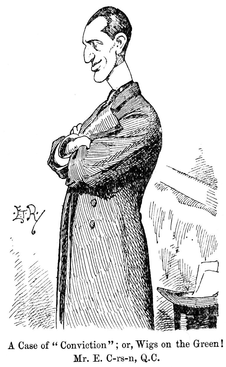 Edward Carson, İrlanda doğumlu İngiliz politikacı ve hukukçu, 1898 by Unbekannt