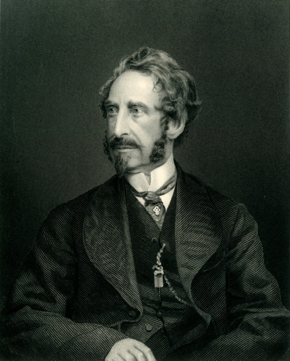 Edward G.E.L. Bulwer-Lytton, Lord Lytton, 1850, c1884. by Unbekannt
