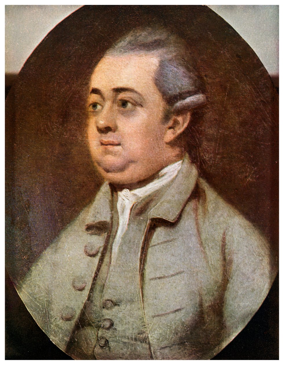 Edward Gibbon, İngiliz tarihçi, 1773 1956 by Unbekannt