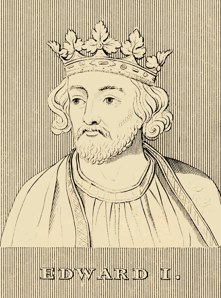 Edward I, 1239-1307, 1830. by Unbekannt