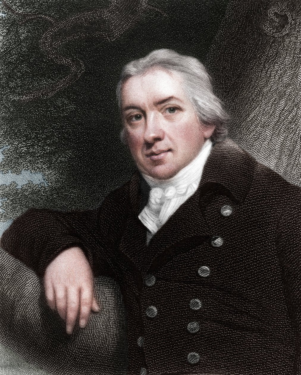 Edward Jenner, İngiliz doktor, 1837. by Unbekannt