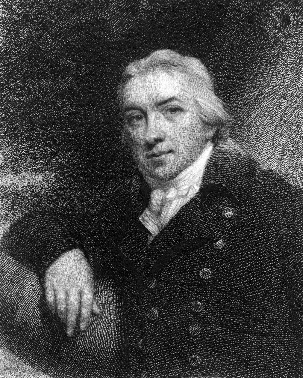Edward Jenner, İngiliz doktor, 1837 by Unbekannt