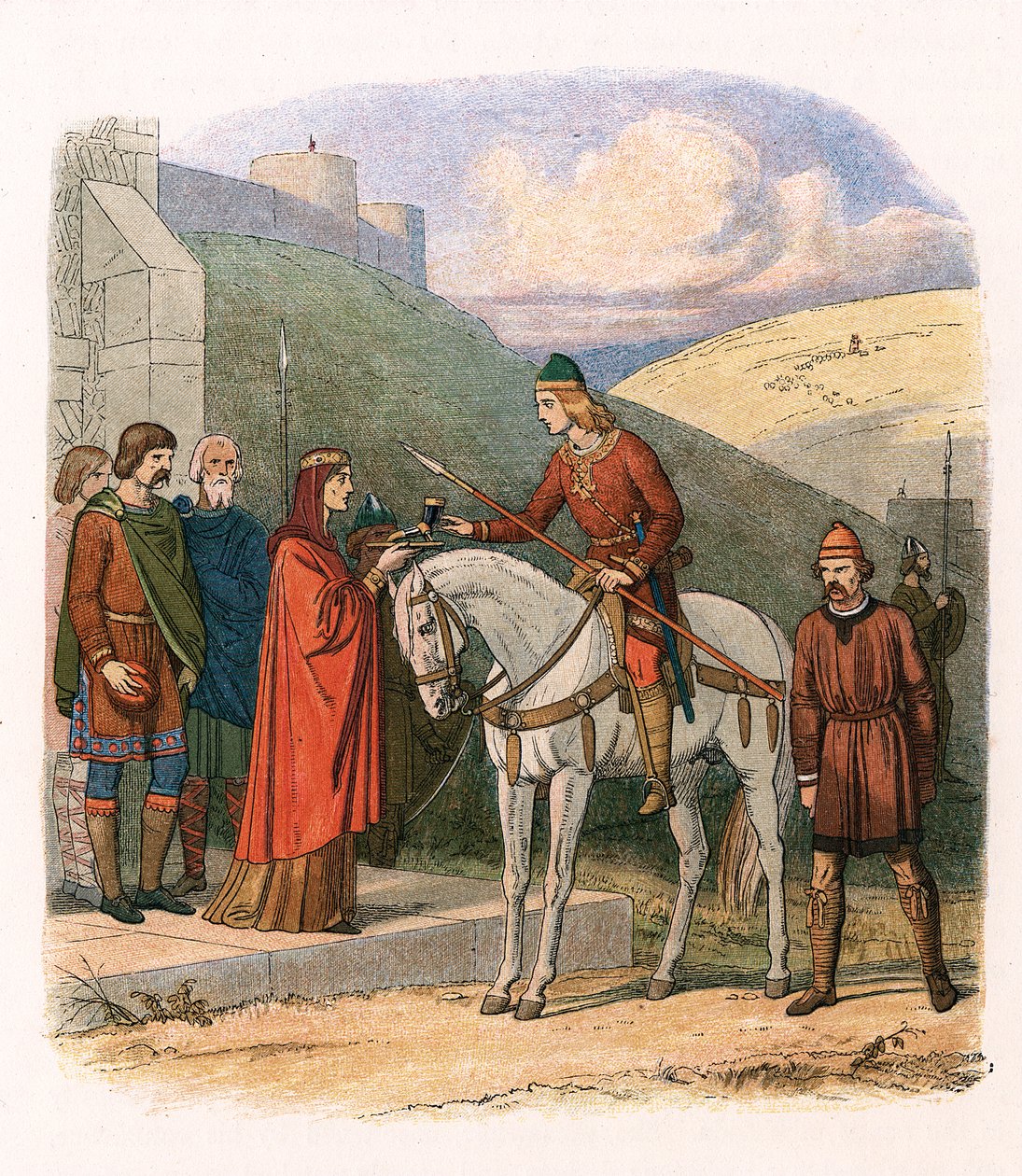 Şehit Edward, 10. yüzyıl İngiliz kralı, c1860 by Unbekannt
