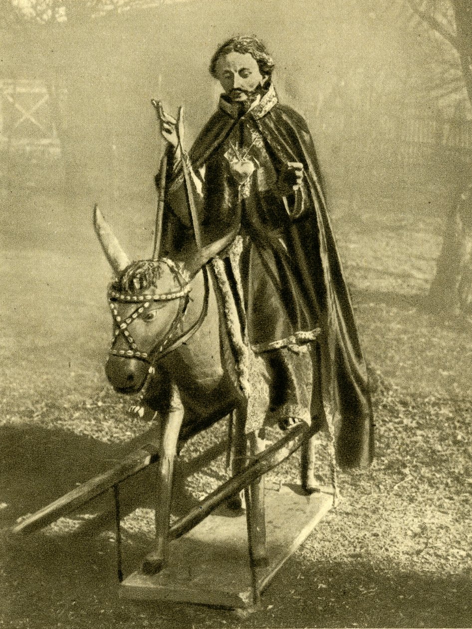 Bir eşeğe binen İsa