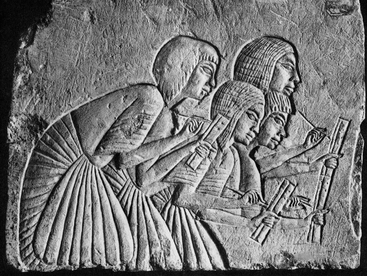 Mısırlı yazıcılar, c1350 MÖ 1936 by Unbekannt