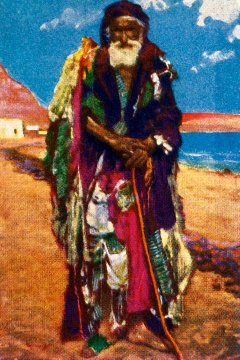 Yaşlı dilenci, Mısır, c1928. by Unbekannt