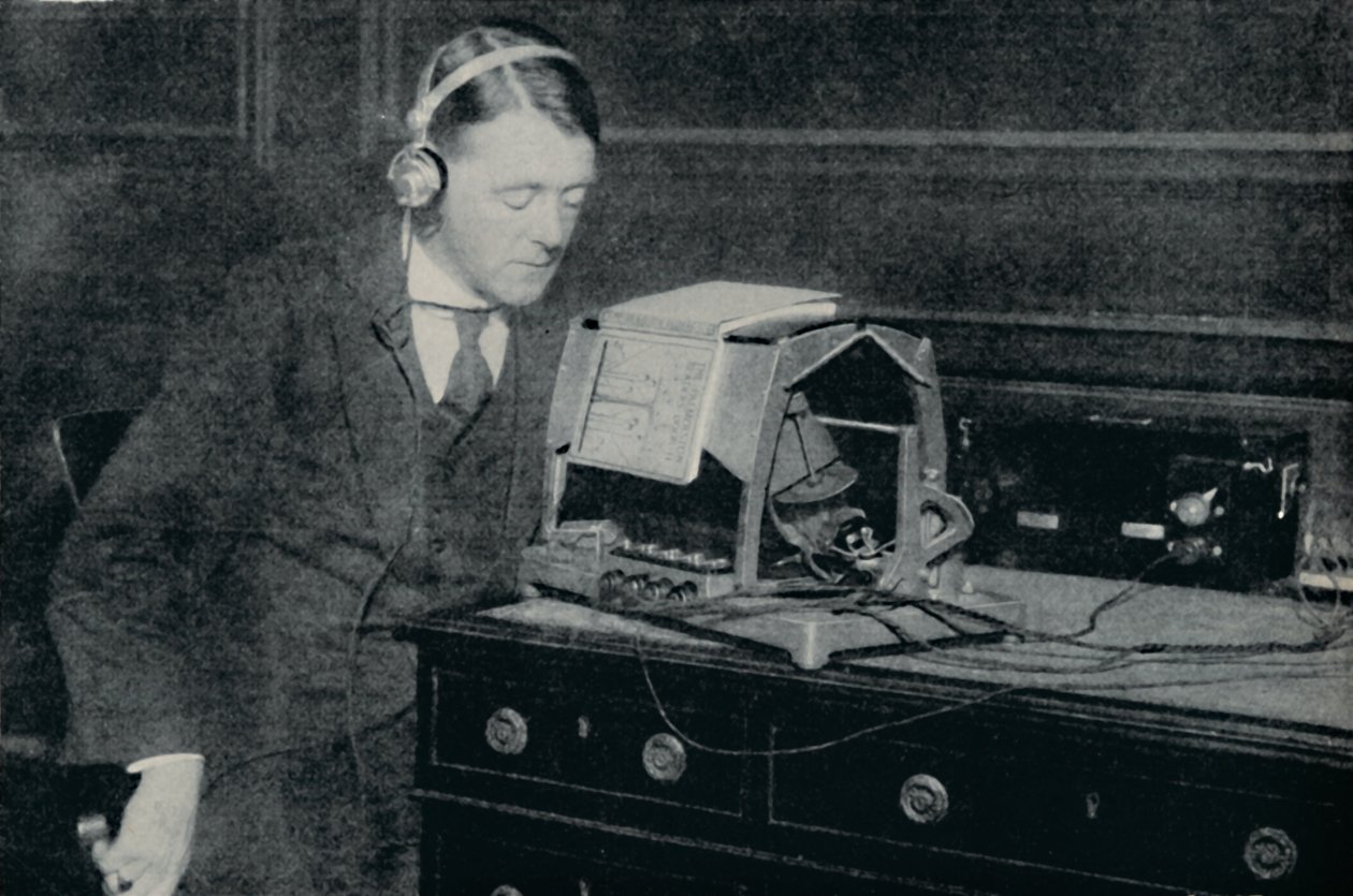 Elektrik, Basılı Dünyayı Körler İçin Sese Dönüştürüyor, c1935 by Unbekannt