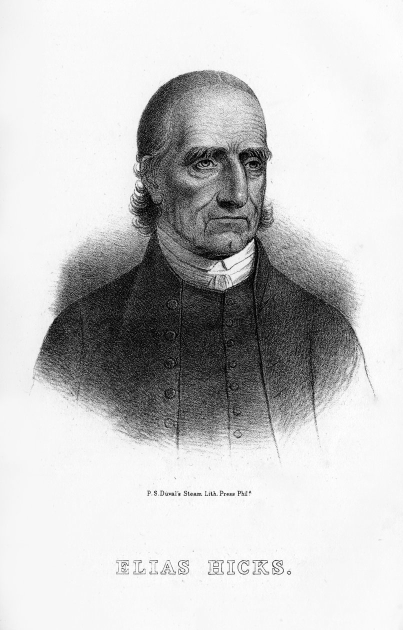 Elias Hicks, Amerikalı vaiz, 1854 by Unbekannt