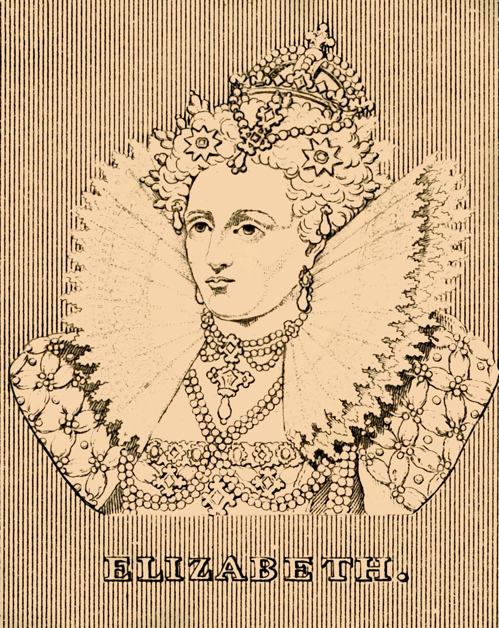 Elizabeth, 1533-1603, 1830. by Unbekannt
