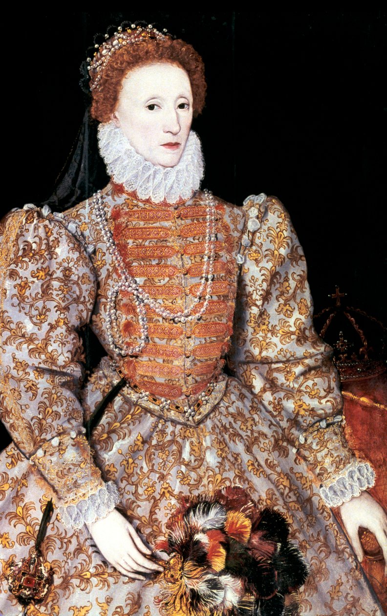 Elizabeth I, İngiltere ve İrlanda Kraliçesi, c1588 by Unbekannt