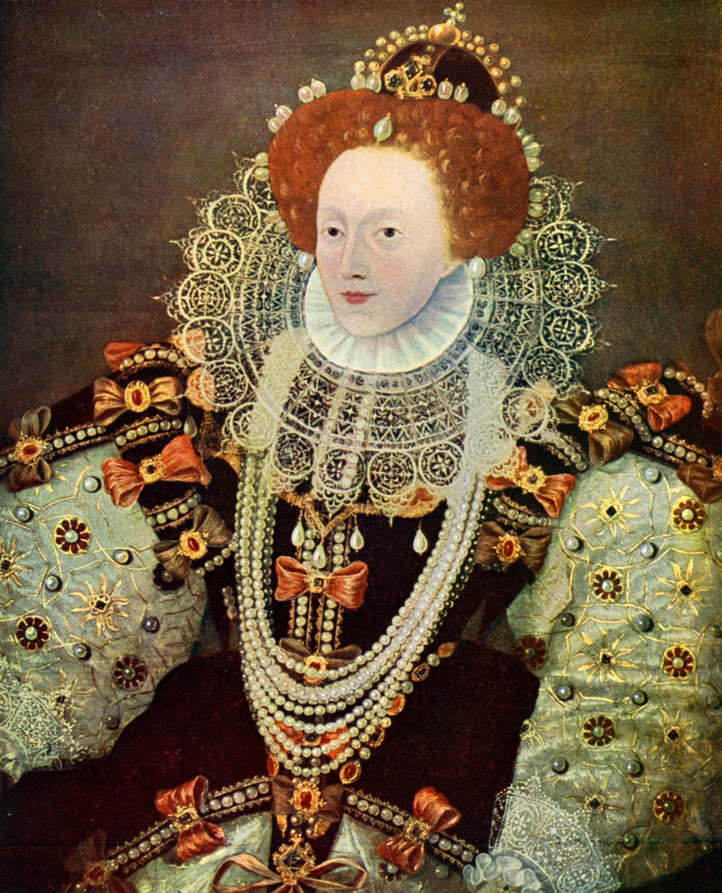 Elizabeth I, İngiltere ve İrlanda Kraliçesi, c1588, c1902-1905 by Unbekannt
