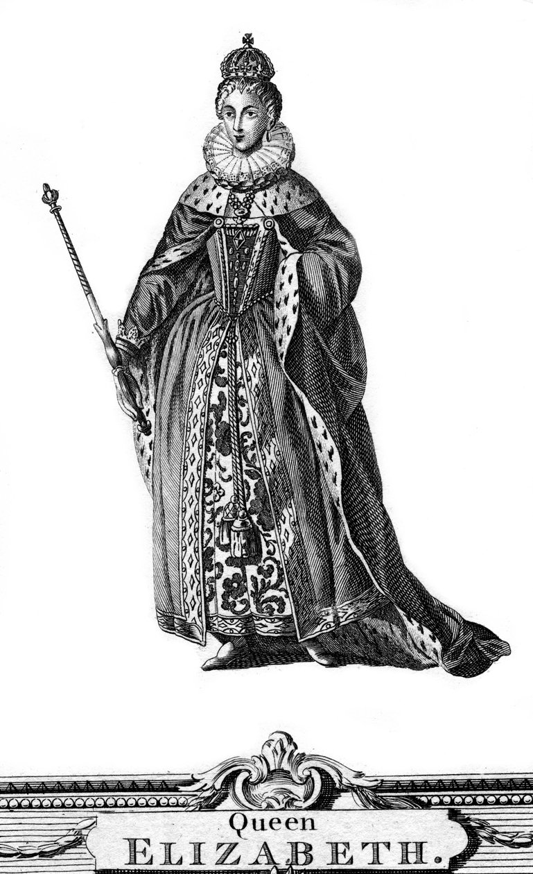 İngiltere Kralı I. Elizabeth, 1533-1603 by Unbekannt