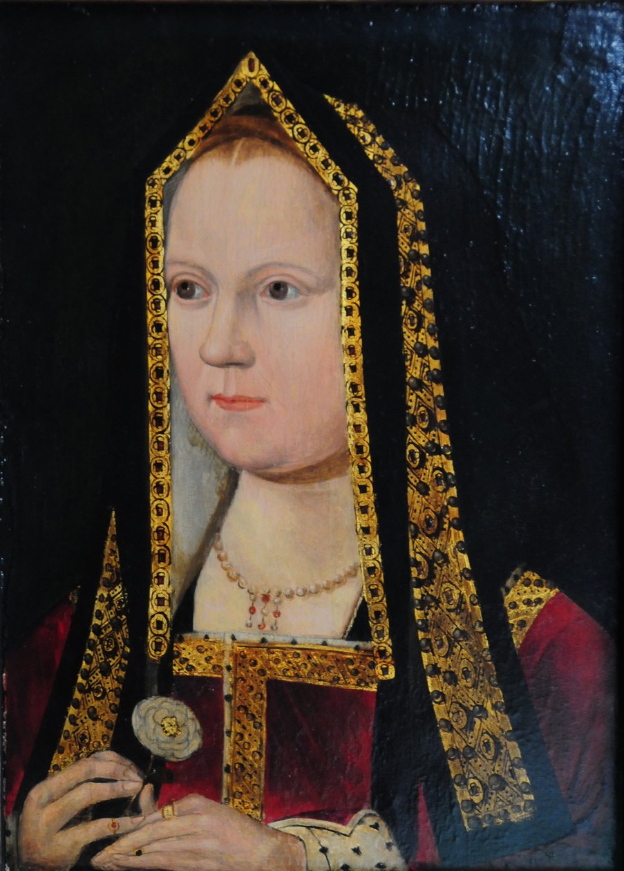 Yorklu Elizabeth 1465-1503, yaklaşık 1502 by Unbekannt