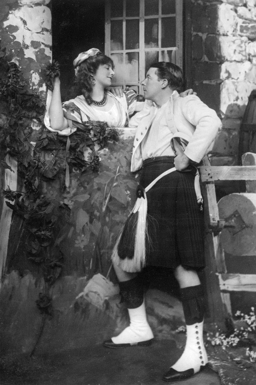 Ellaline Terriss ve Seymour Hicks, The Gay Gordons, c1907 by Unbekannt