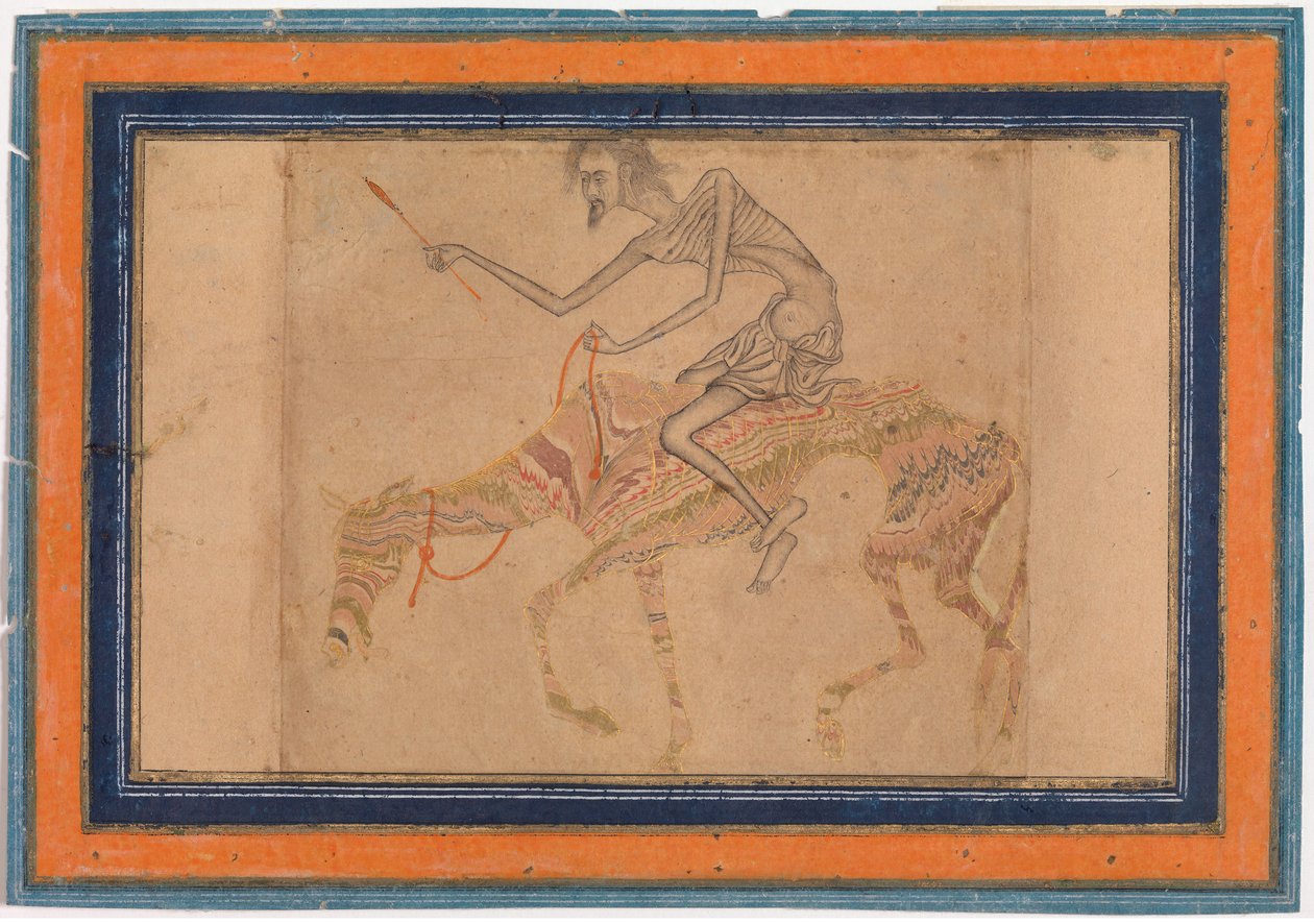 Bir deri bir kemik at ve binici, ca. 1625. by Unbekannt