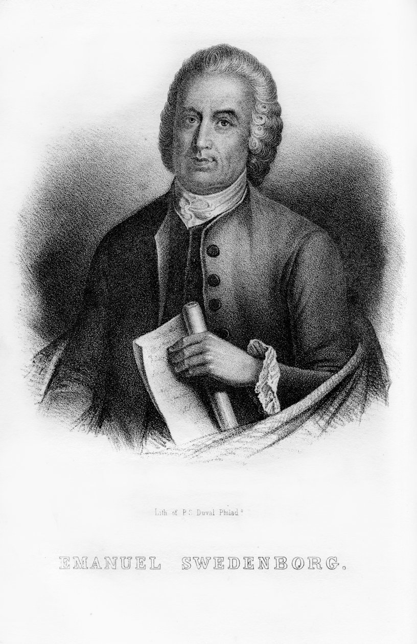 Emanuel Swedenborg, İsveçli bilim adamı, filozof ve mistik, 1854 by Unbekannt