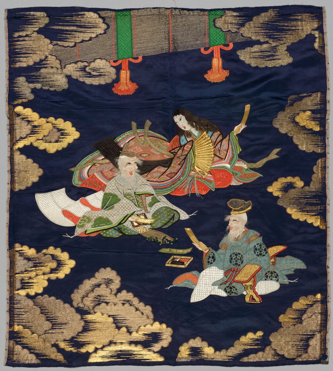 İşlemeli Fukusa, 1800