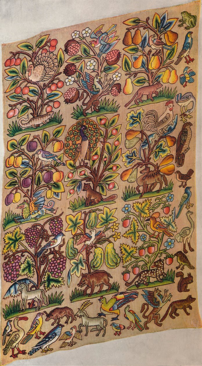 İşlemeli Panel, c1600, 1929 by Unbekannt