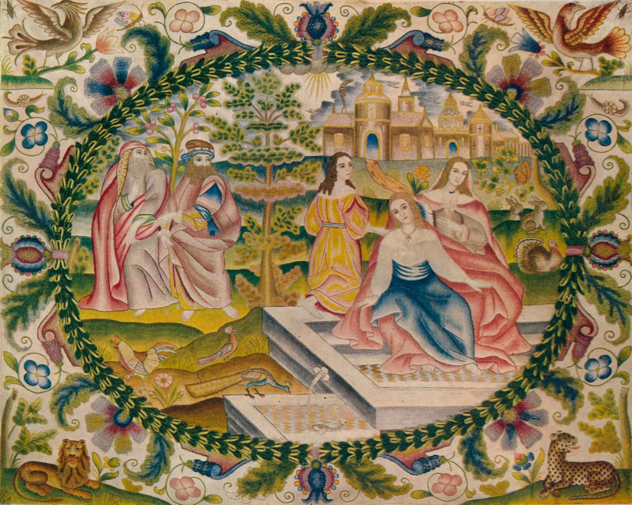 İşlemeli Resim, 17. Yüzyıl Ortası, 1929 by Unbekannt