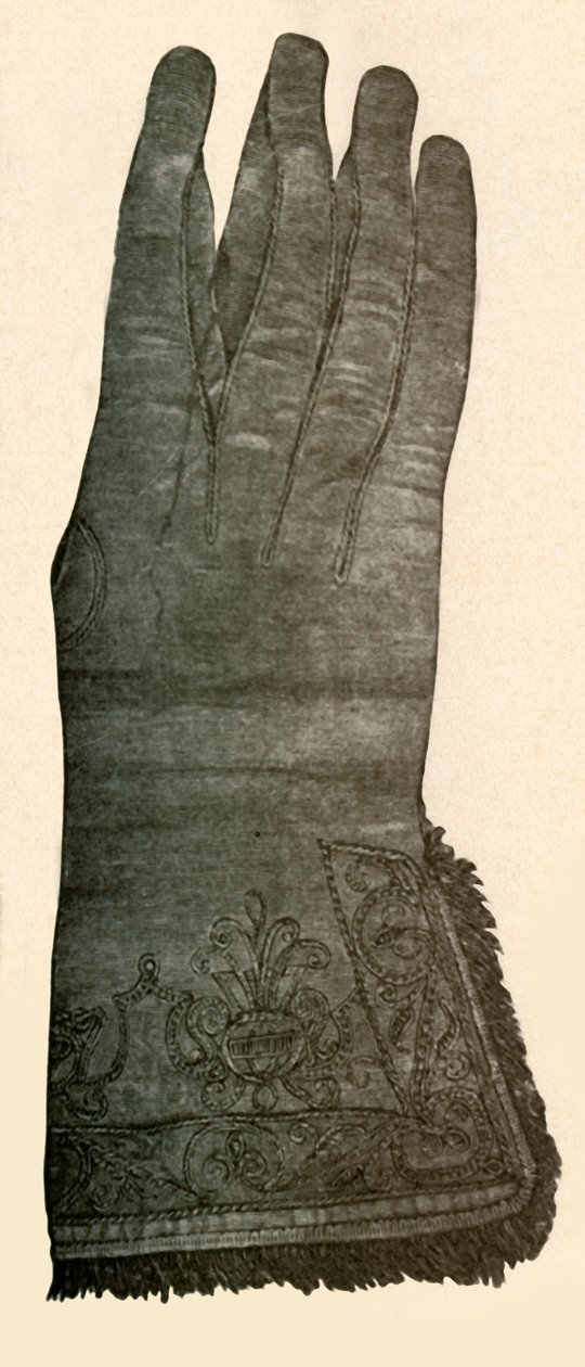 İşlemeli eldiven, c17. yüzyıl, 1937. by Unbekannt