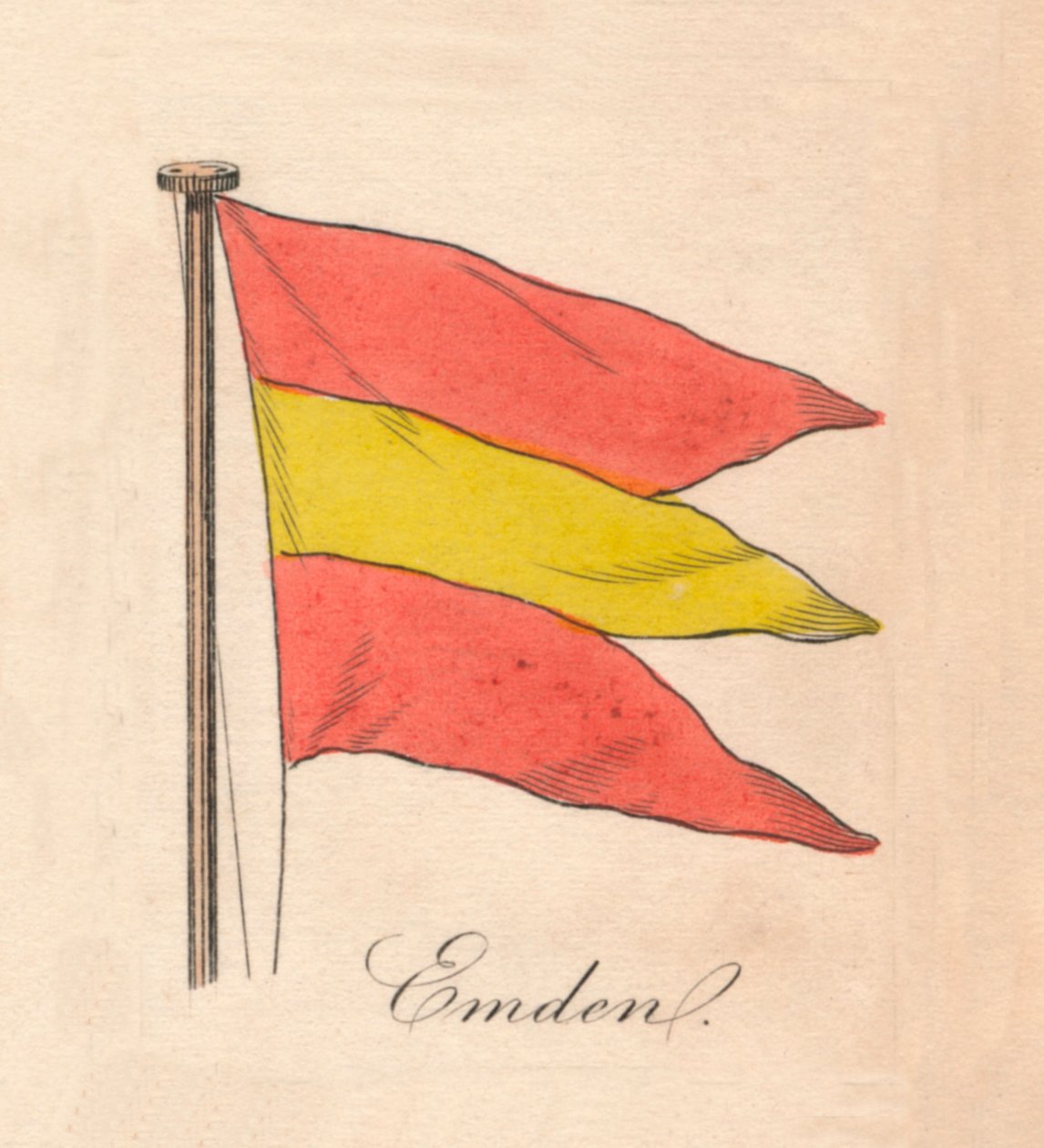 Emden, 1838 by Unbekannt