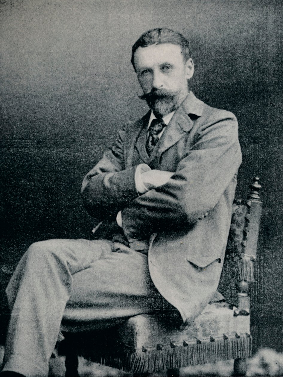 Emile Claus, bir fotoğraftan, c1899 by Unbekannt