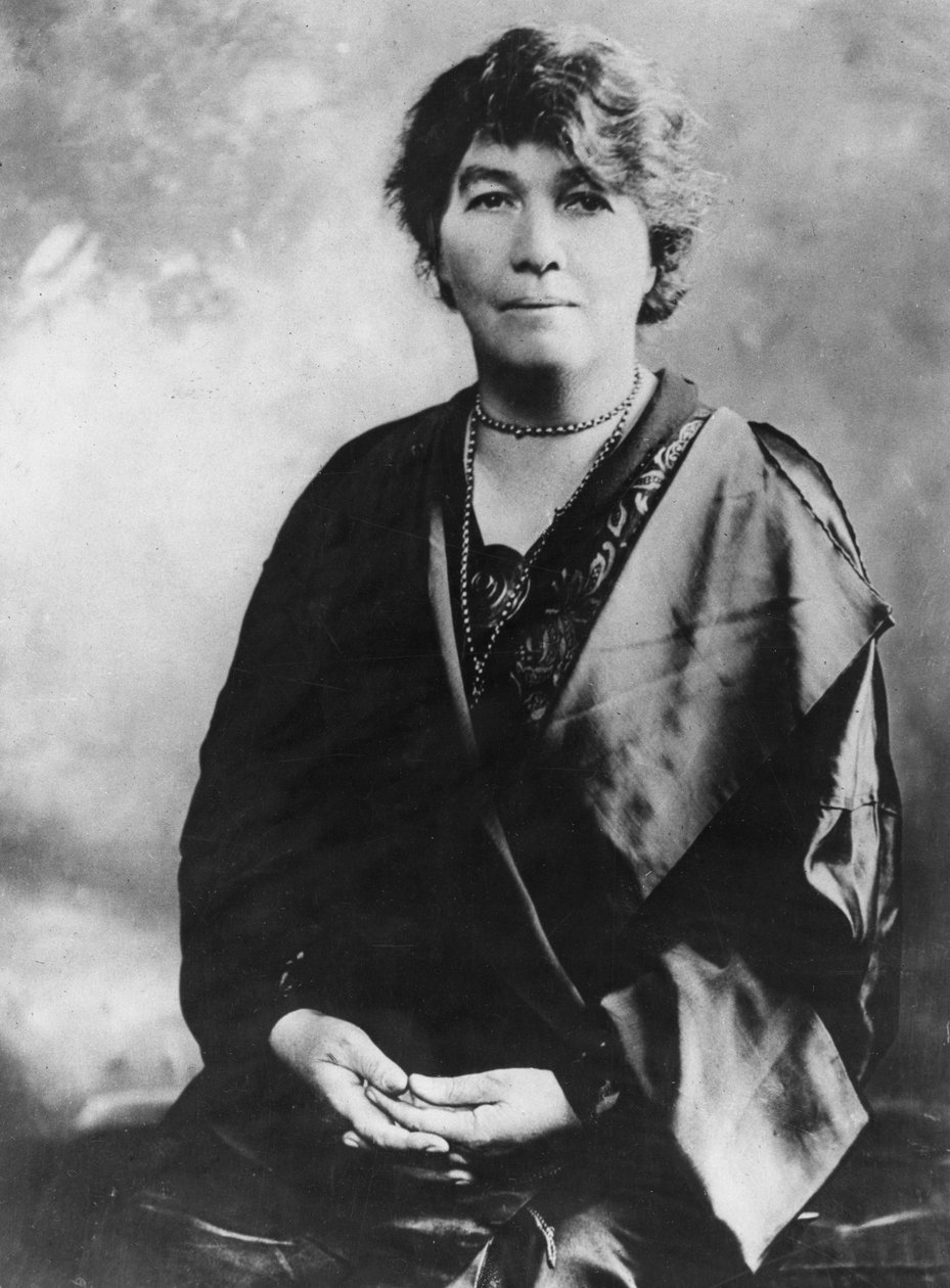 Emmeline Pethick-Lawrence 1867-1954, İngiliz süfrajet, 20. yüzyılın başları by Unbekannt