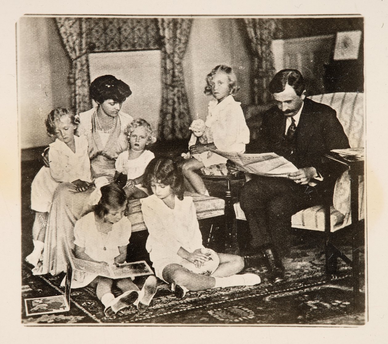 İmparator I. Charles ve ailesi sürgünde, 1920