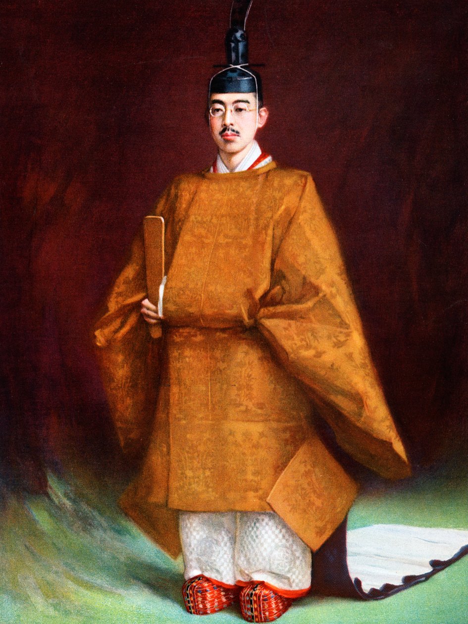 İmparator Hirohito taç giyme kıyafetleri içinde, c1924-1926 by Unbekannt