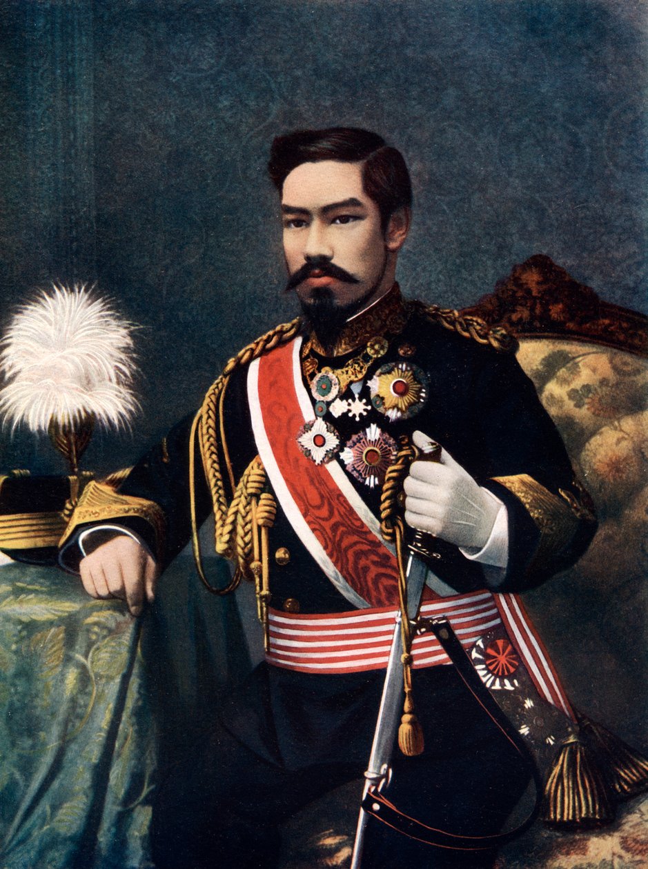 Japonya İmparatoru Meiji, 19. yüzyılın sonları ve 20. yüzyılın başlarında by Unbekannt