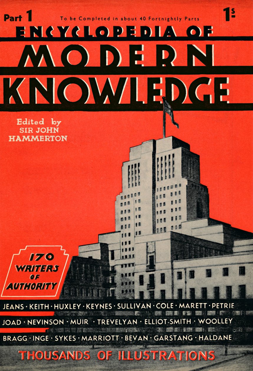 Modern Bilgi Ansiklopedisi Bölüm 1 reklamı, 1935 by Unbekannt
