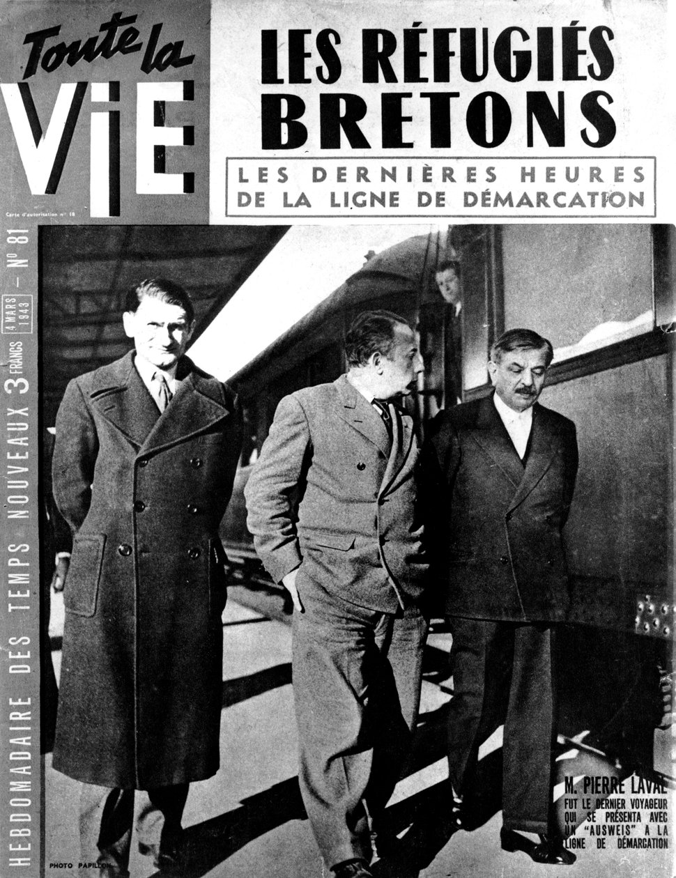 Alman işgali altındaki ve Vichy Fransası arasındaki sınır çizgisinin sonu, 1942 Mart 1943 by Unbekannt