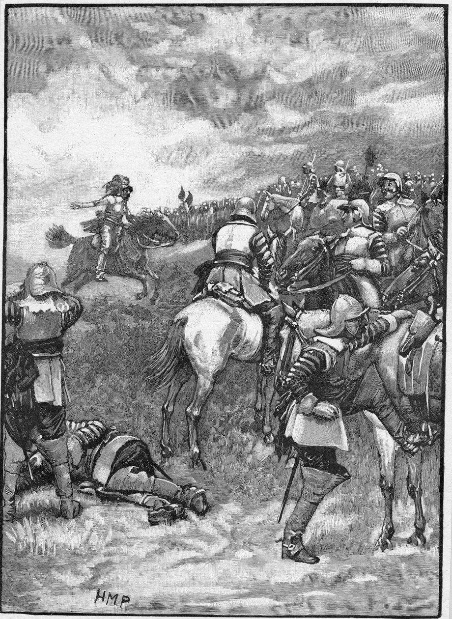 İngiliz İç Savaşları: Naseby Savaşı, Northamptonshire, 14 Haziran 1645 by Unbekannt