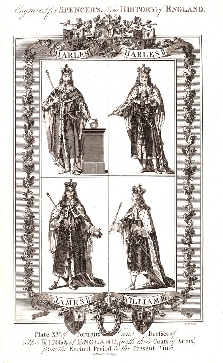 Arması olan İngiliz Kralları, 18. yüzyıl by Unbekannt