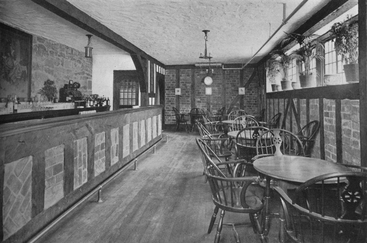Bodrum katında İngiliz barı, Hotel Royal Bermudiana, Hamilton, Bermuda, 1924 by Unbekannt