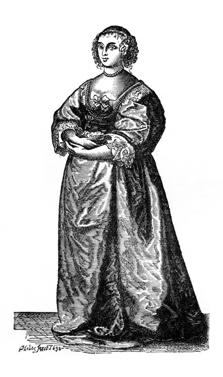 İngiliz saray hanımı, 1643, 1910 by Unbekannt